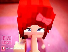 Redhead Scarlett From Minecraft Sloppiest Cocksucker