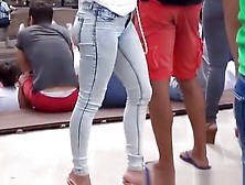 Nice Ass Chick In Tight Jeans Pants