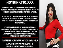 Watch Extreme Pornstar Hotkinkyjo Self Ass-Sex Fisting And Prolapse Free Porn Video On Fuxxx. Co