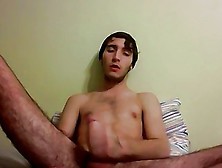 Fun Guy Eats Cum For The First Time Gay Porn Braxton Sets Up His