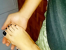 Feet Worship With Happy Ending