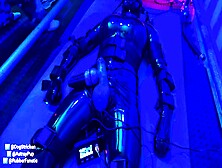 Latex Rubber Gimp Tied And Lined With Cbt
