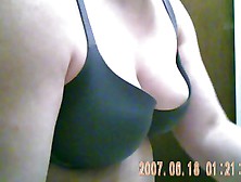 Hidden Web Camera Of Wife Getting Bare For Shower - 2 Cameras