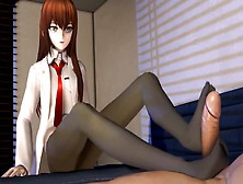 Fantastic Hentai Doctor In Uniform Uses Her Lovely Feet On A Monster Cock