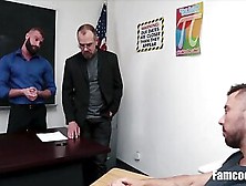 Dad And Son Fuck Teacher For Better Grades