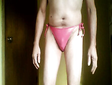 Old Navy Shiny Pink Bikini