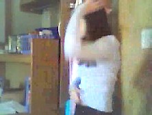 Cute Teen Girl Stripping On Webcam