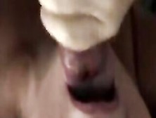 Old White Hotwife Eating My Cock And Cum