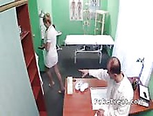 Blonde Nurse Fucks Till Creampie