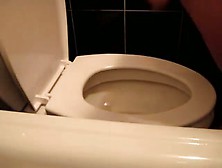 Girl Pooping On Toilet