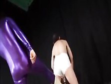 Japanese Femdom Kicking & Ballbusting