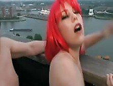 Orgy With A Redhead At The Rooftop