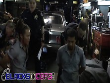 Hot Redhead Cops With Big Tits Get Hard Fucked By The Mechanic After Looking At The Hood For A Bbc.