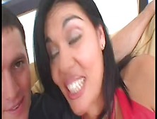 2 Sexy Slutty Latina Whores Blow & Share Cock & Cum