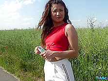 Sexy Spanish Fuck In Field For Cash - Publicagent