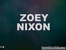 Seductive Buxomy Youthful Whore Zoey Nixon Is Sucking Penis