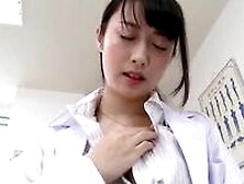 Asian Plays Carnal Games With Hand In Doctor's Office