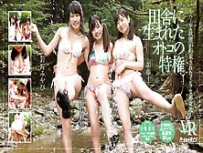 The Ratio To Men To Women Makes This A Harem!; Softcore Non-Nude Group Of Japanese Babes