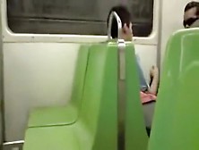 Wank In Metro