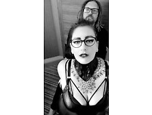 Slow And Sensual Kinky Couple In Black And White
