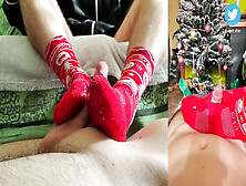 Christmas Special! We Sockjob Eachother With Nike Christmas Socks
