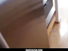 A Excited Step Daddy Is Screwing His Step Daughter’S Curvy Booty,  Whilst Alone At Home