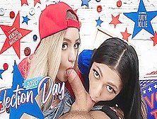 Judy Jolie And Kenzie Madison - Election Day 2020