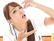 Kinky Japanese Nurse Enjoys Sucking A Large Dick In Pov Video