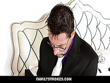 Familystrokes - Step Daughter Plumbed By Freak Dad
