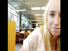 Stacked Teen Squirts In The Library