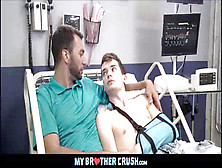 Twunk Stepbrother Alex Meyer Family Hookup With Stud Stepbrother Brian Adams On Hospital Bed