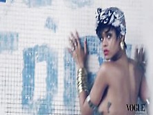 Rihanna Sexy - Vogue Brasil - Behind The Scenes 2014