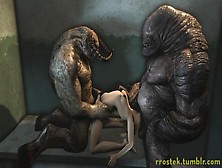 3D Monster Porn Animations