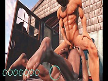 Edging Game Instructions,  3D Gay,  Animation