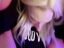 Pov Blond Cougar Takes It Hard,  Shaking On A Beanbag Chair