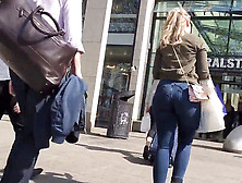 Phat Ass White Girl Bootie To Please Your Jeans Fetish