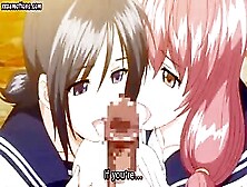 Two Lascive Anime Delighting Dong