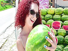 Mamacitaz - #elisa Odiosa - Sexy Redhead Latina Rides Cock On A Sunny Afternoon
