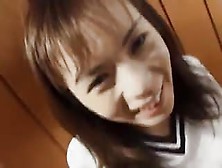 Smiling Japanese Asian Girl Enjoys Sex