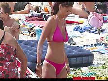 Stunning Bathing Suit G-String Milf Beach Voyeur Hd Video Spy Cam