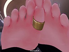 Oily Asian Cartoon Feet