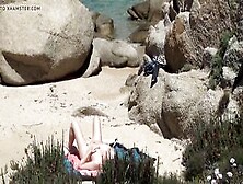 Spy Caught Masturbating On The Nudist Beach