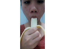 19 Yo Thai Xiao Shimin Licks Banana For Master
