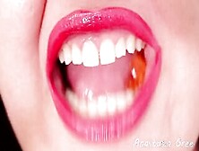 Intense Close Up Teeth Camgirl Anastasia Gree