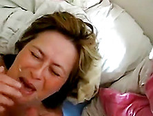 Not Sure She Likes Cum But She Sure Gives It Ago... Found Video