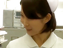 Japanese Hospital Nurse Fucks 3