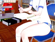 Natsume Gets Naughty In The School's Library Koikatsu Gameplay