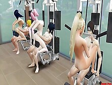 All The Girls Help Naruto Men Exercise Their Holes