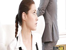 Rim4K.  Girl Realizes That Casual Sex Isnt Enough To Cajole The Husband
