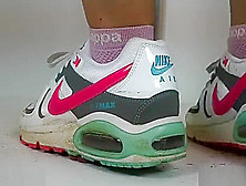 Awesome Dirty Nike Air Max Cock Trample And Crush.